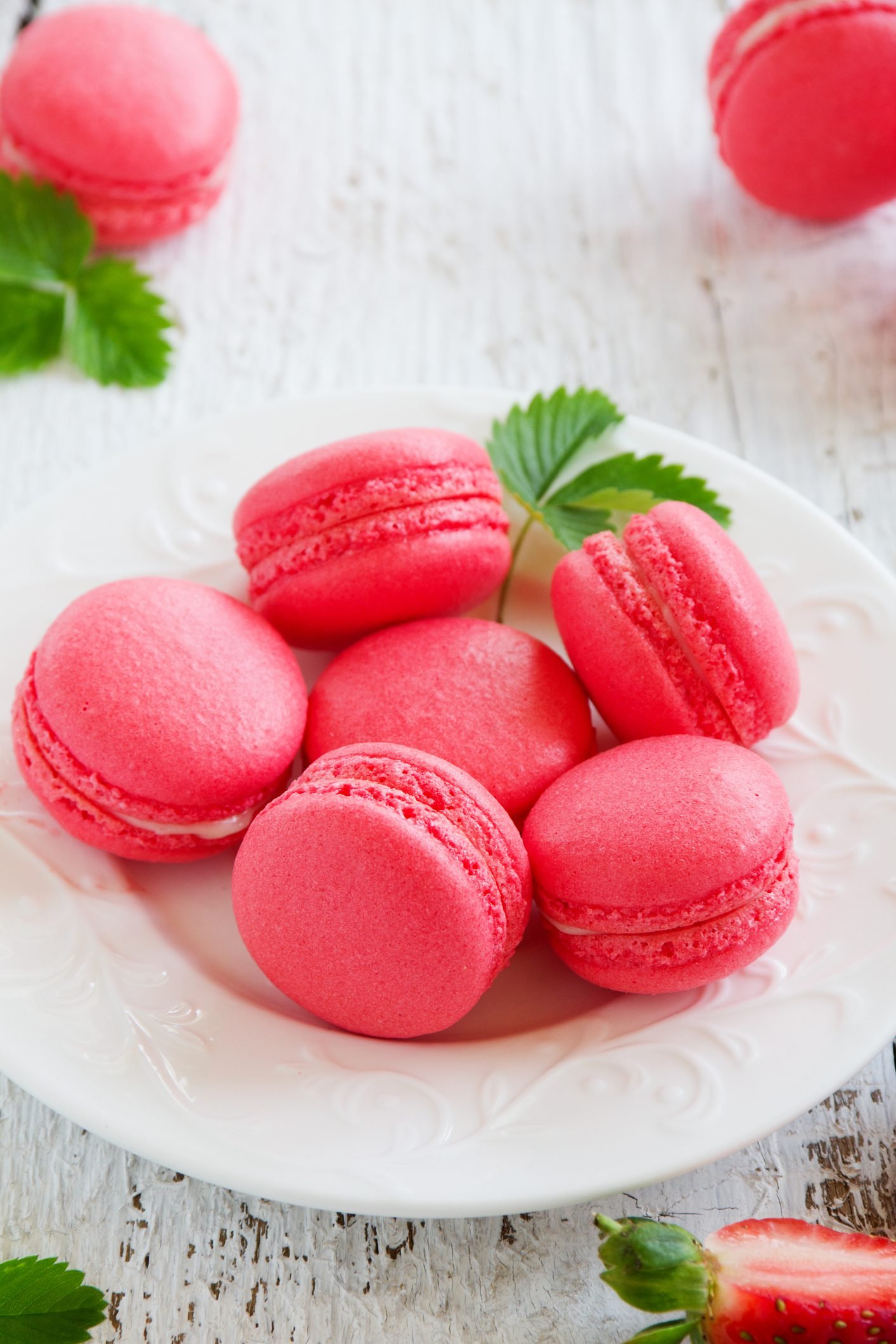 Whimsical Strawberry Cream Macarons Worth Every Bite