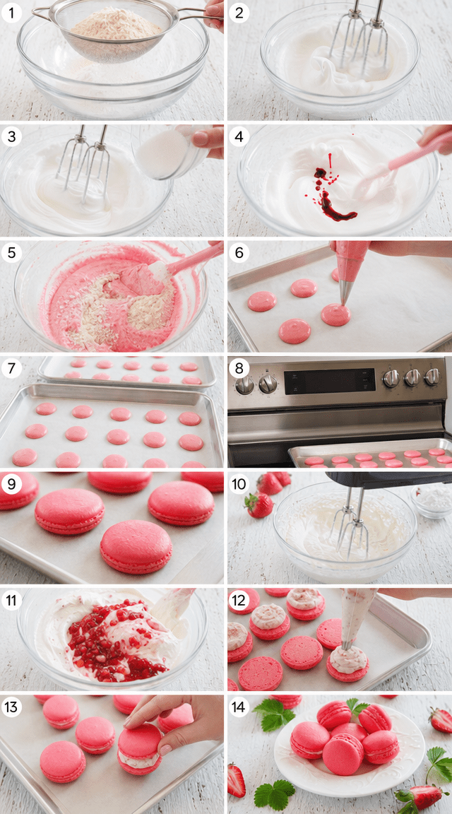 Whimsical Strawberry Cream Macarons Worth Every Bite ingredients