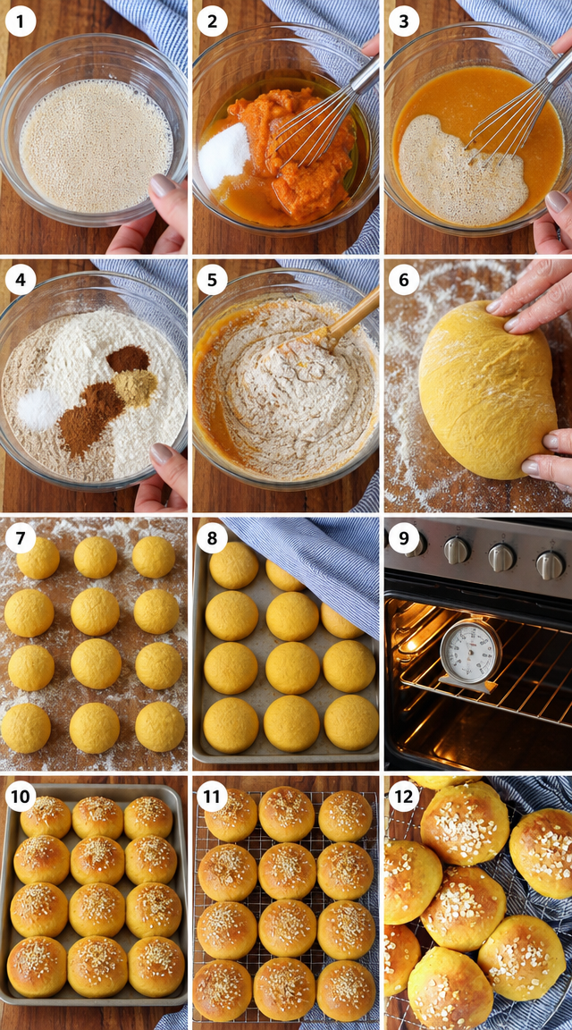 Homemade Pumpkin Rolls Swirled With Warm Spiced Honey ingredients