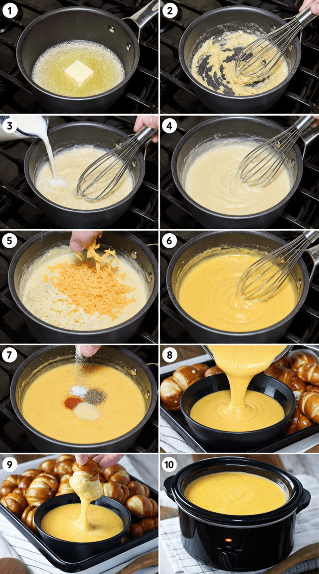 Melted Cheese Sauce Transforms Homemade Soft Pretzels ingredients