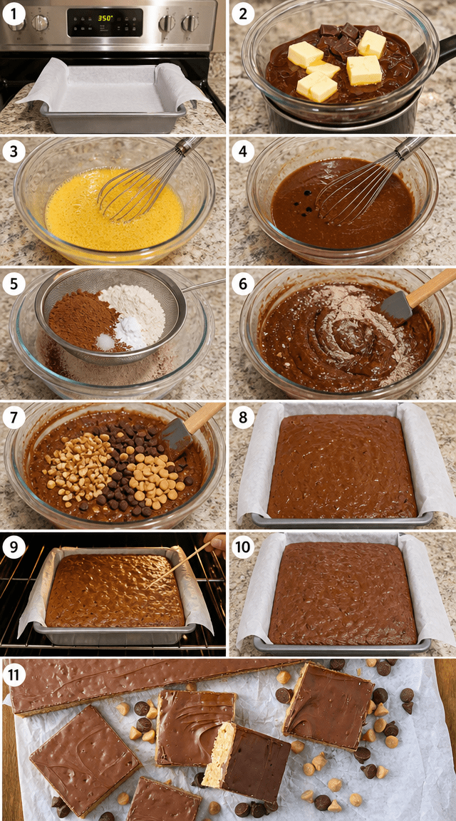 Decadent Dark Chocolate Nut Brownies Worth Savoring ingredients