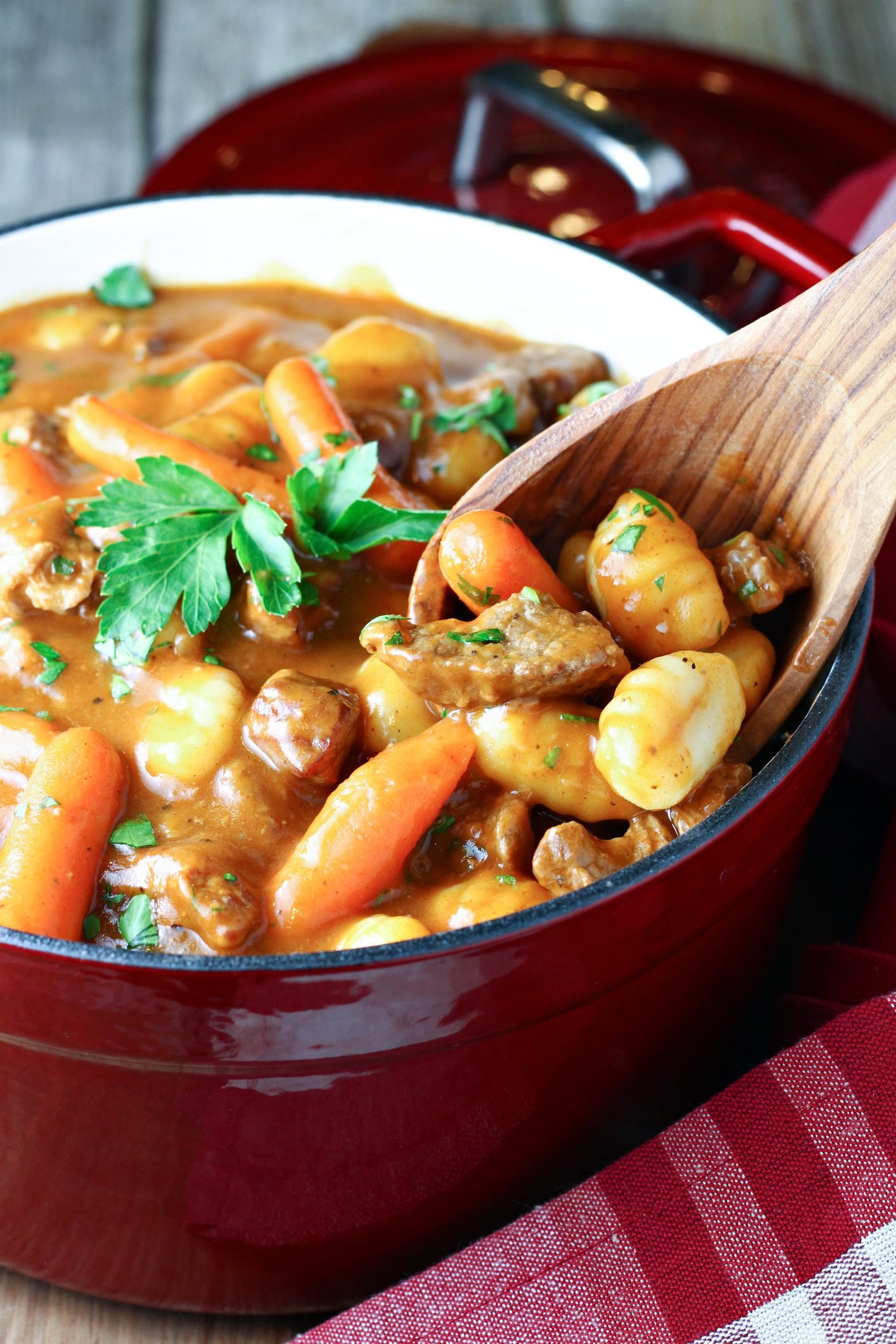 Slow Braised Chuck Beef With Pillowy Potato Gnocchi