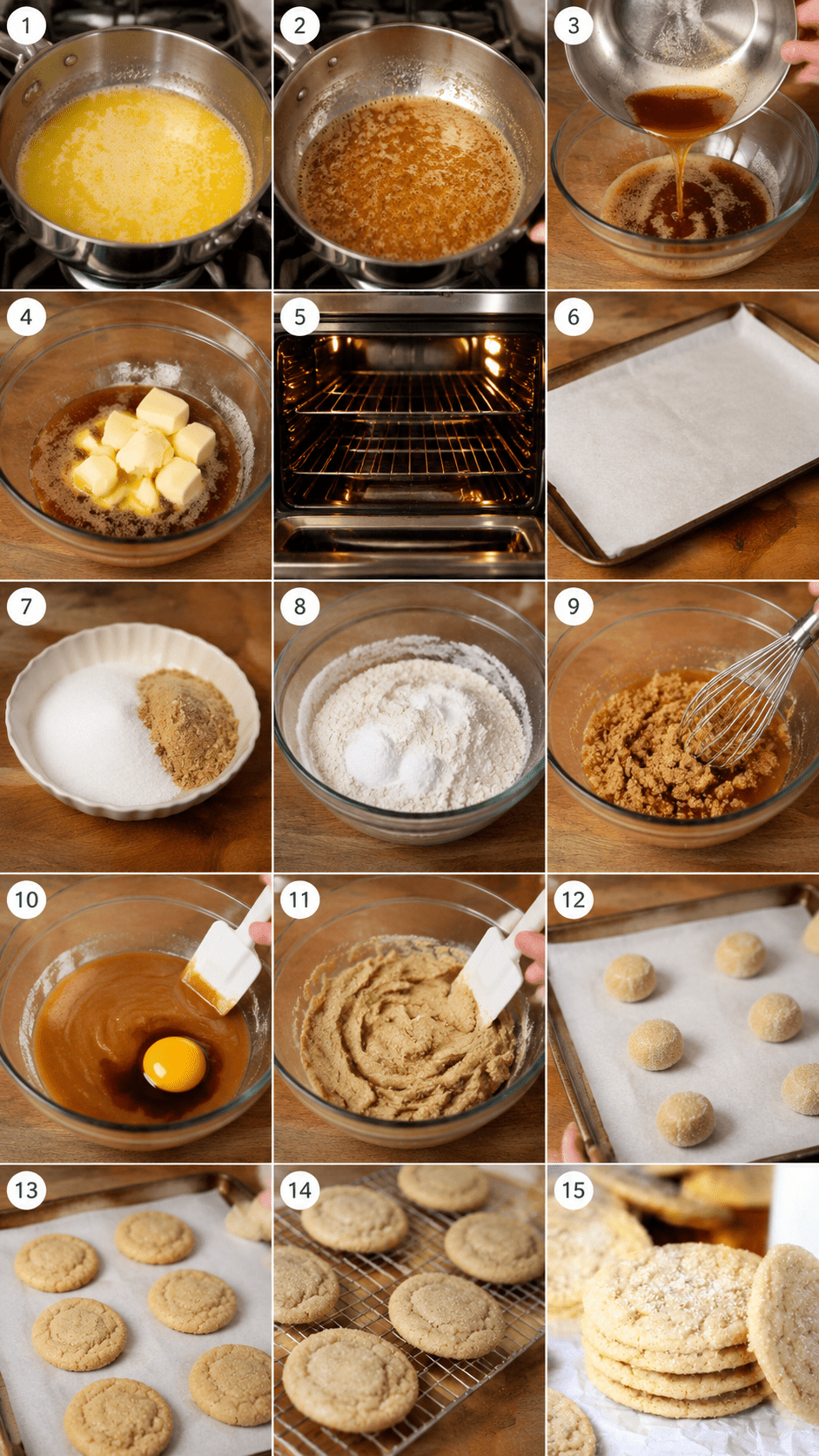 Chewy Sugar Cookies Made With Toasted Brown Butter ingredients