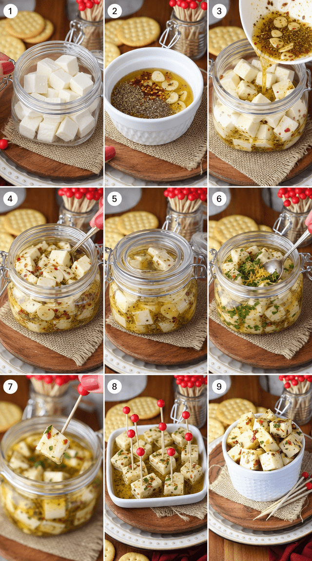 Tender Mozzarella Bites Soaking in Bright Lemon Oil ingredients