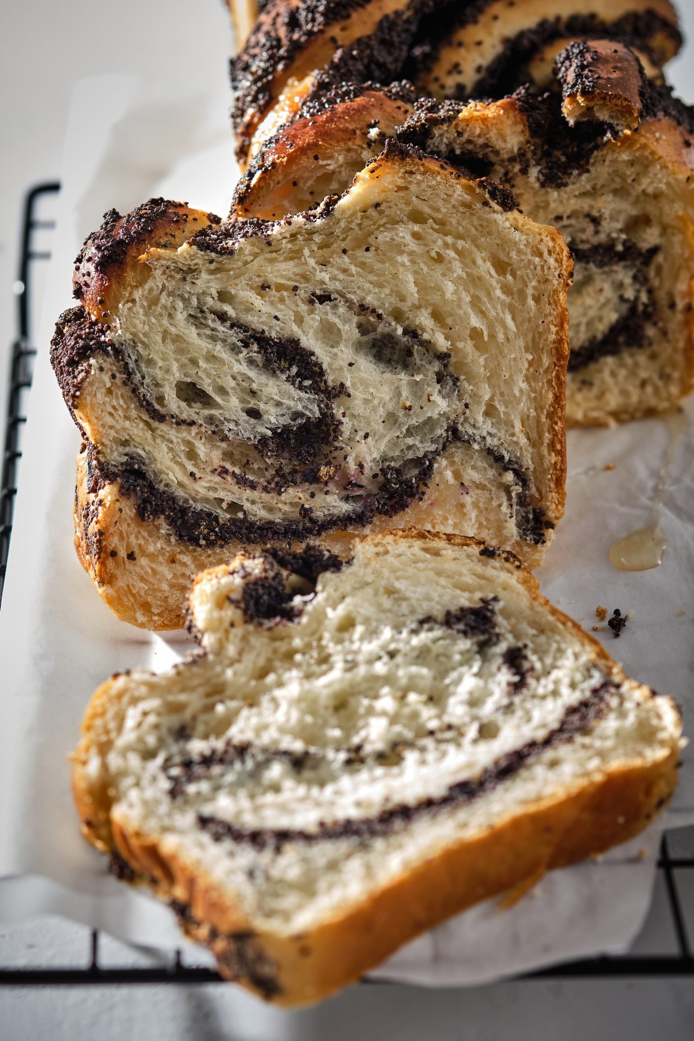 Braided Polish Poppy Seed Brioche With Sweet Filling