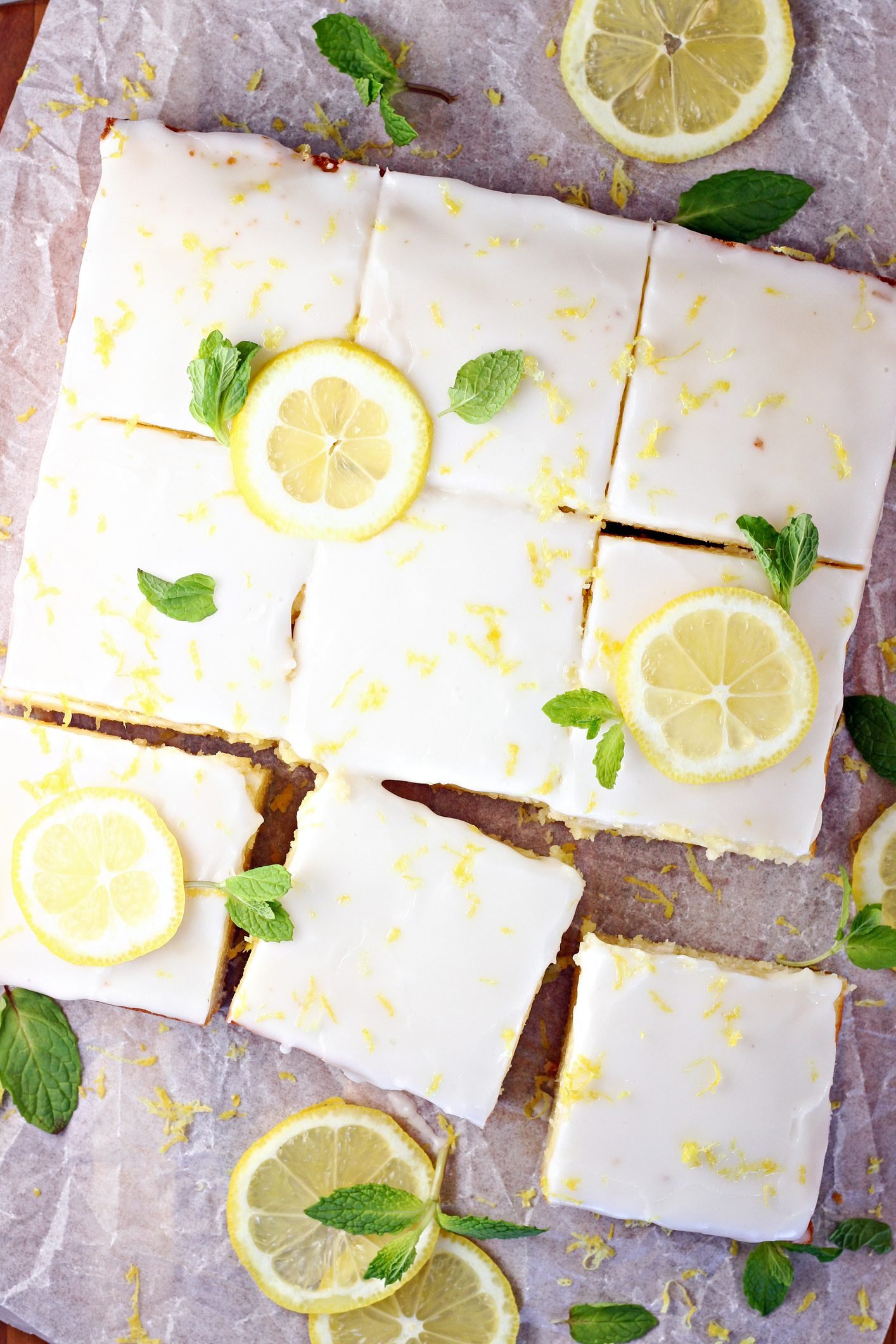 Sunshine Lemon Bars Drizzled With Zesty Citrus Glaze
