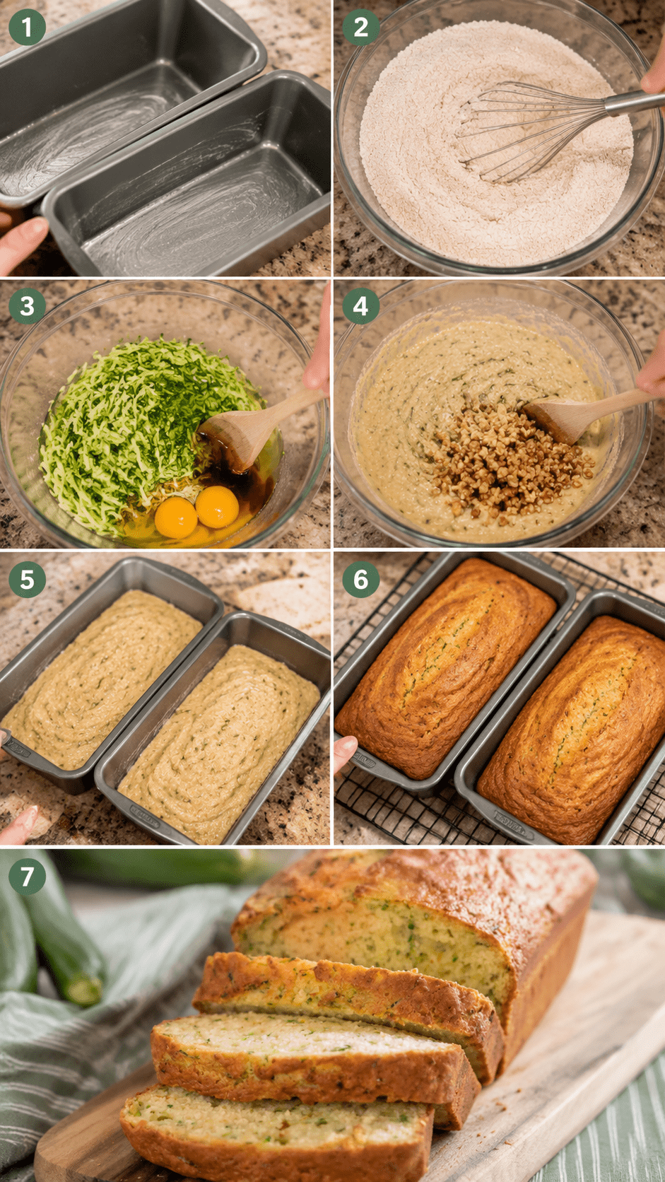Baking Spiced Walnut Zucchini Loaf Two Ways ingredients