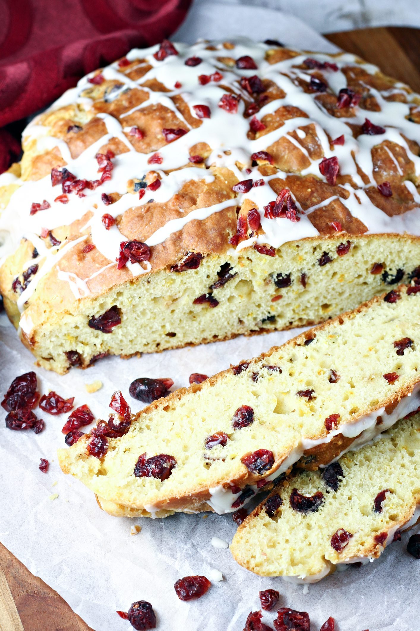 Rustic Cranberry Soda Bread Straight From Scratch