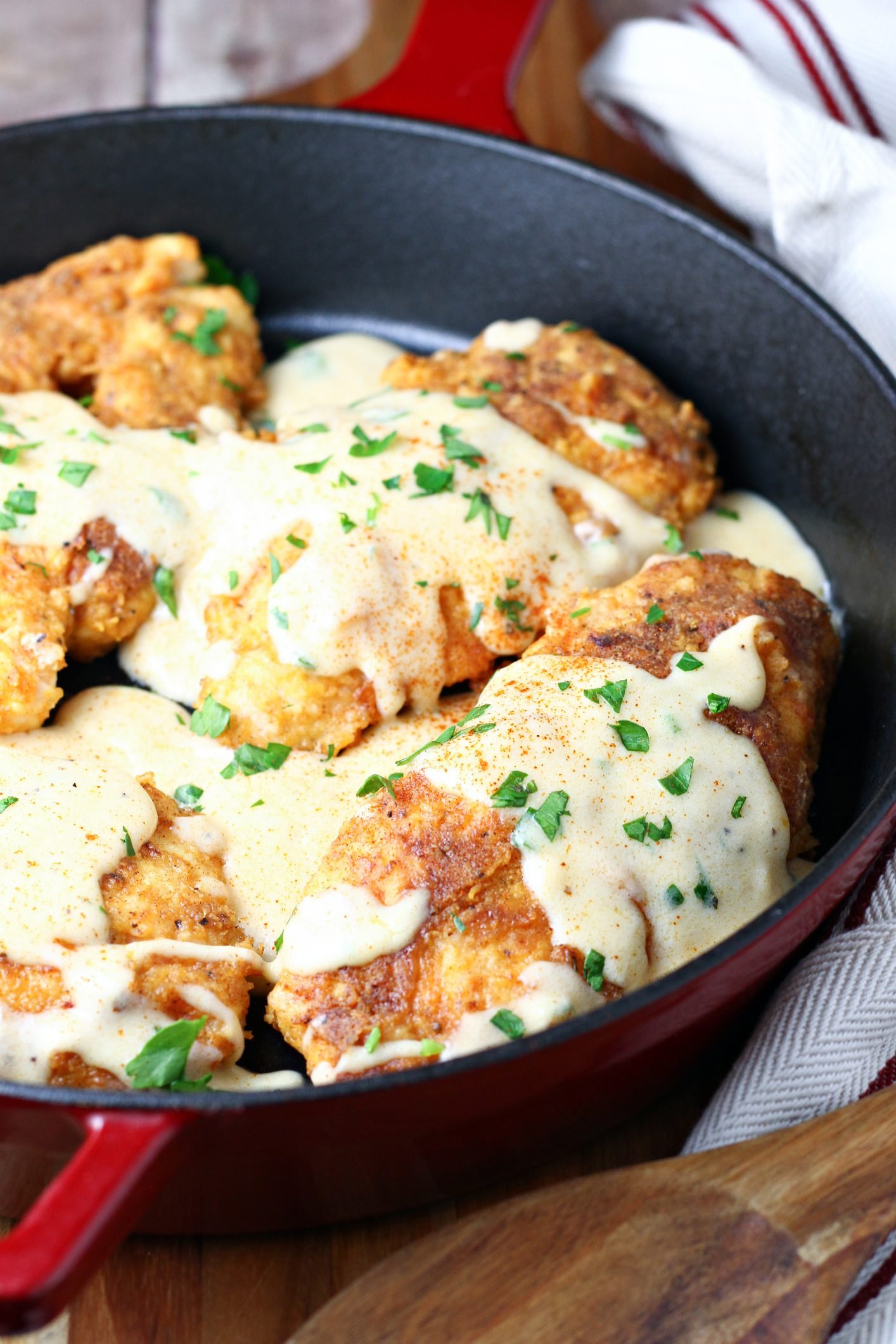 Smoky Paprika Chicken Drowning in Silky Gravy