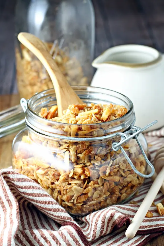 Homemade Granola Packed With Toasted Nuts and Seeds
