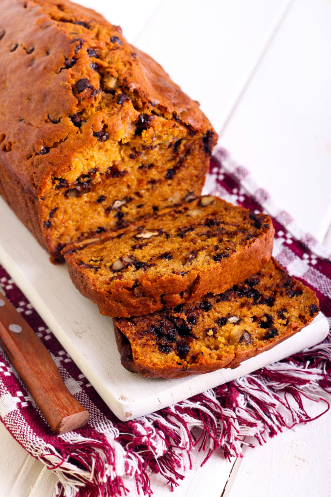 Pumpkin Chocolate Chip Bread