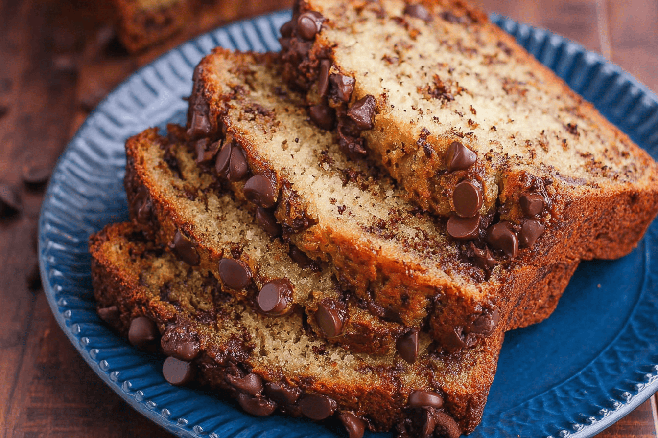 Best Homemade Chocolate Chip Banana Bread Recipe
