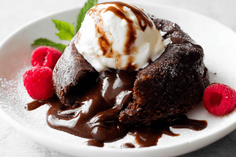 Easy Mini Molten Chocolate Cake Recipe