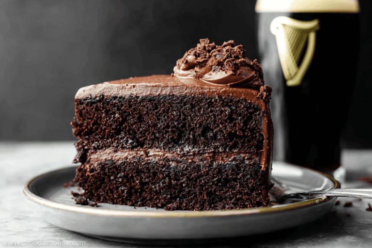 Rich Moist Chocolate Guinness Cake Recipe