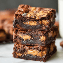 Ultimate Fudgy Chocolate Peanut Butter Brownies