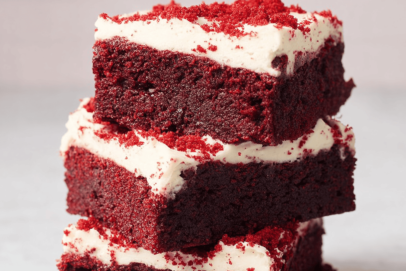 Ultimate Rich Red Velvet Brownie Recipe