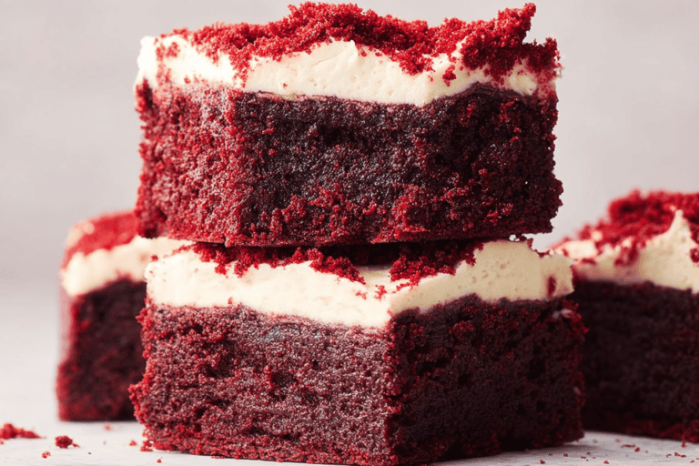 Ultimate Rich Red Velvet Brownie Recipe